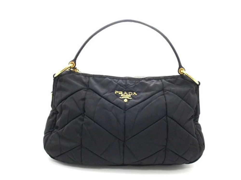 Prada Tessuto Shoulder Bag Saffiano leather